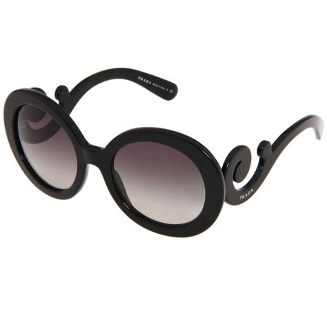 prada pr27ns black|prada pr 27ns round sunglasses.